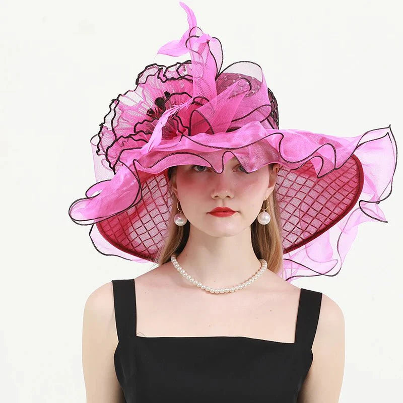 Elegant wedding hat
