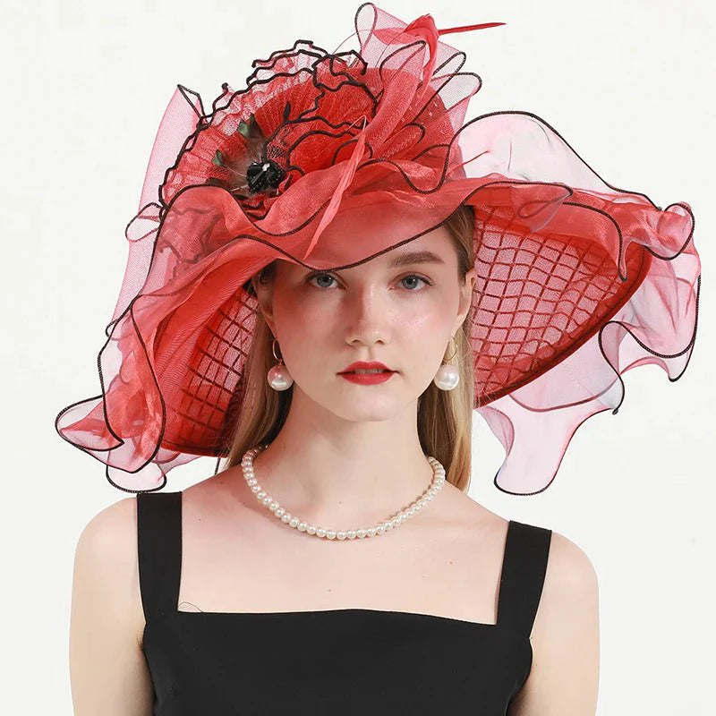 Elegant wedding hat