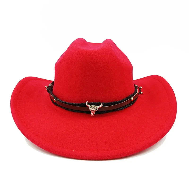 Stetson with bull decoration