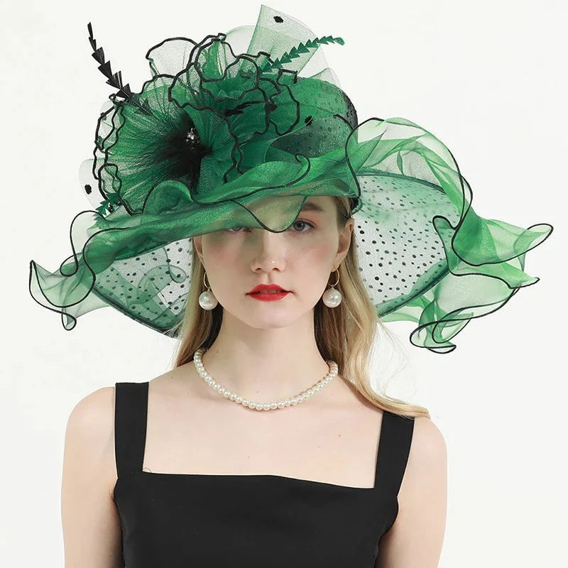 Sophisticated wedding hat