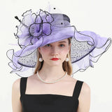 Sophisticated wedding hat