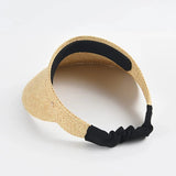 Wide straw visor