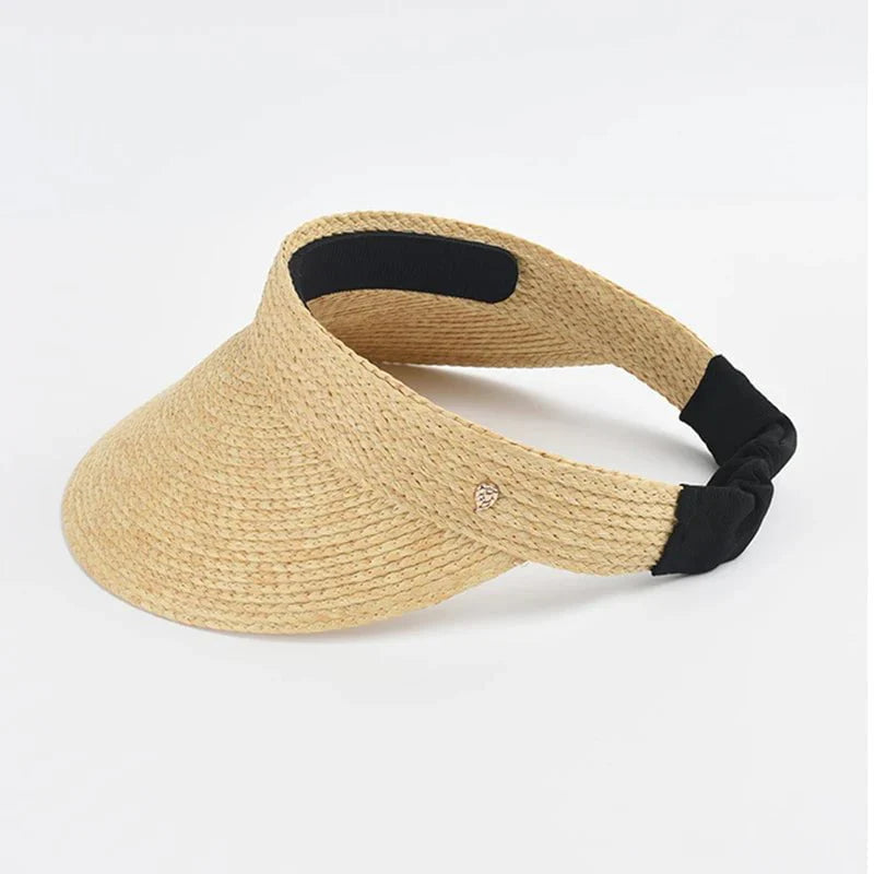 Wide straw visor