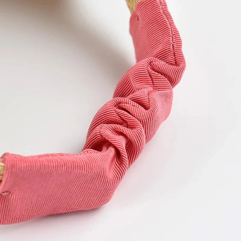 Wide straw visor