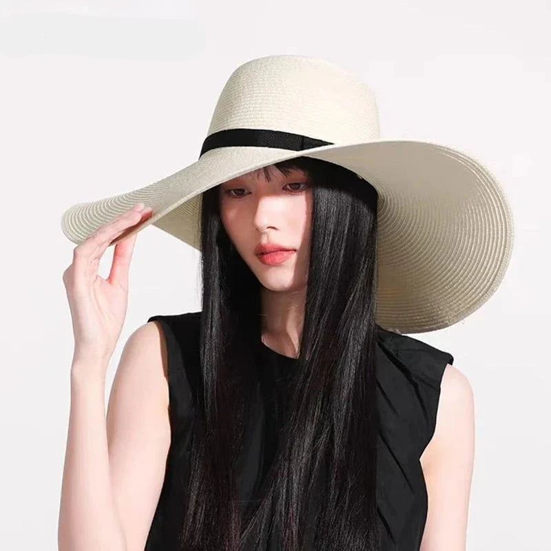 Foldable beach hat