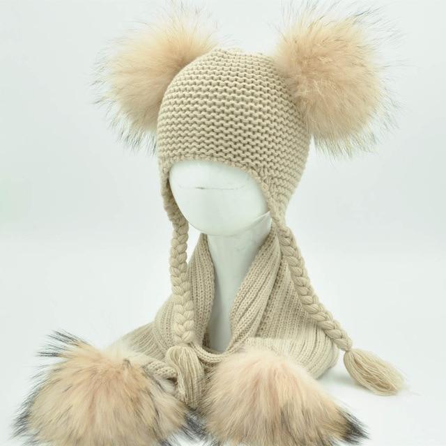 Children's hat and scarf set
