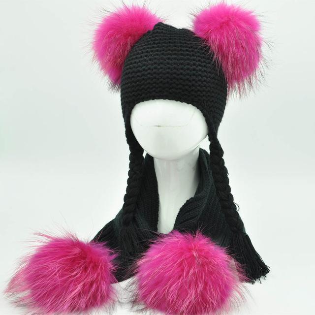 Children's hat and scarf set