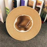 Beaded straw hat