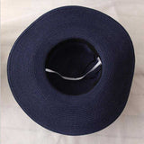 Beaded straw hat