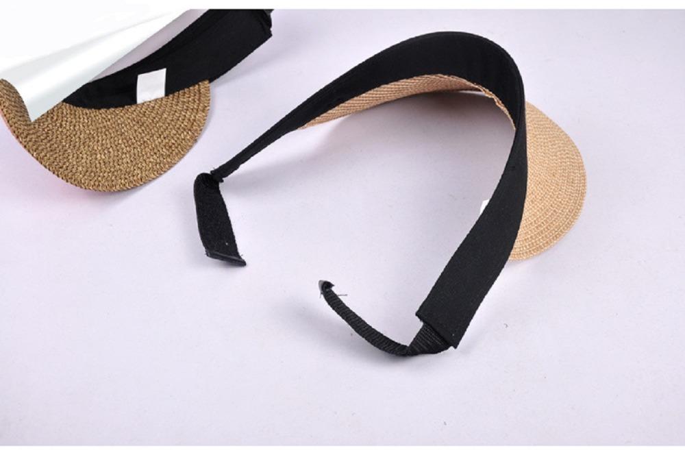 Straw visor