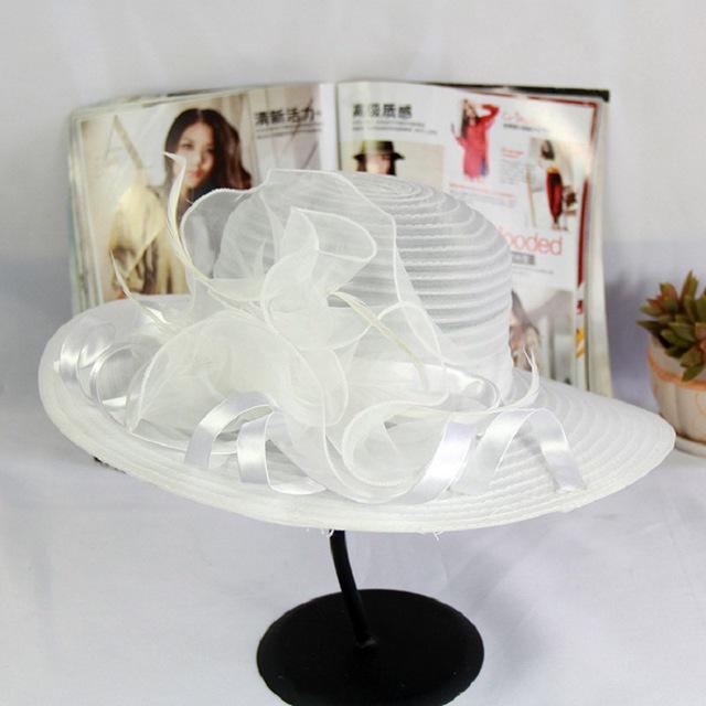 Floral Derby hat