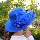 Floral Derby hat