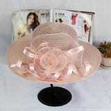 Floral Derby hat