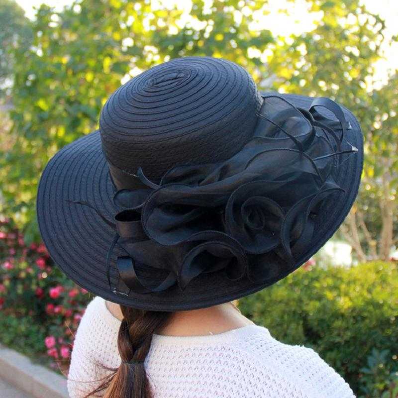 Floral Derby hat