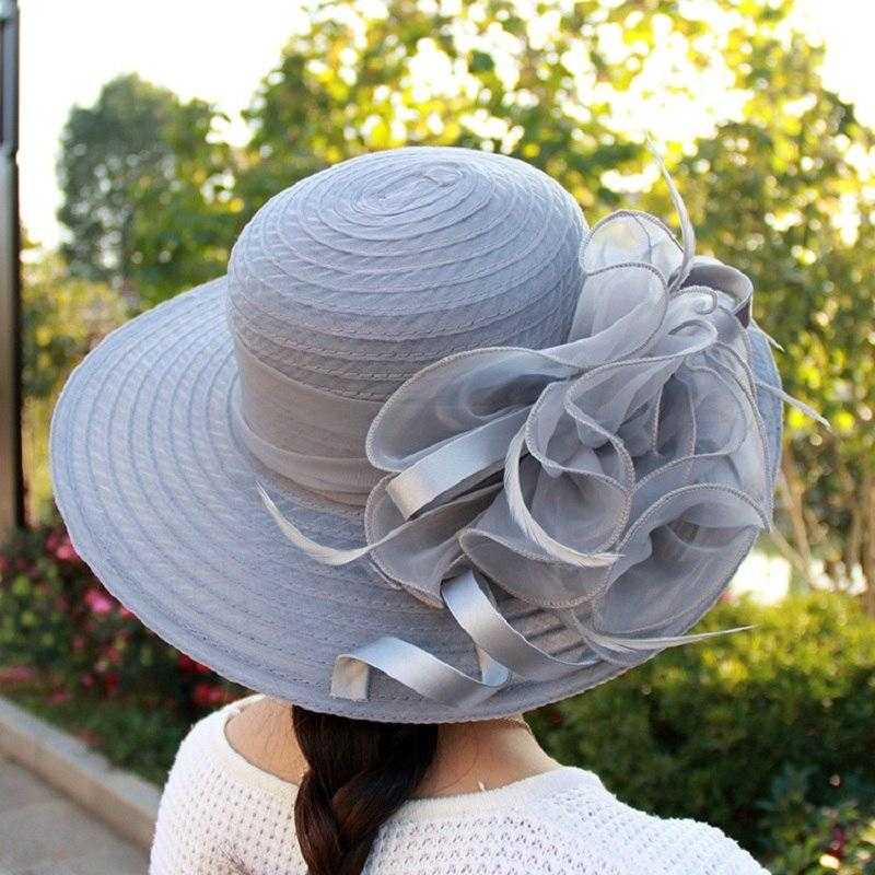 Floral Derby hat