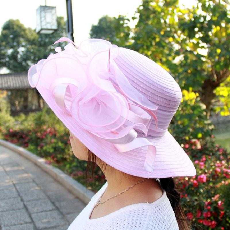 Floral Derby hat
