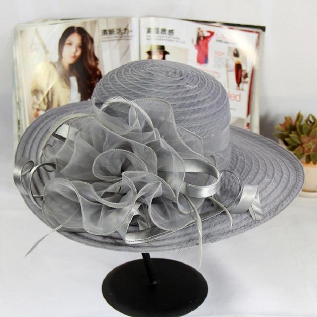Floral Derby hat