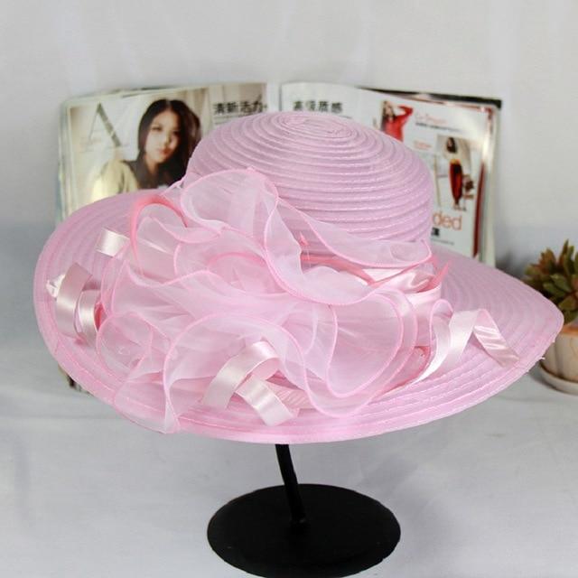 Floral Derby hat