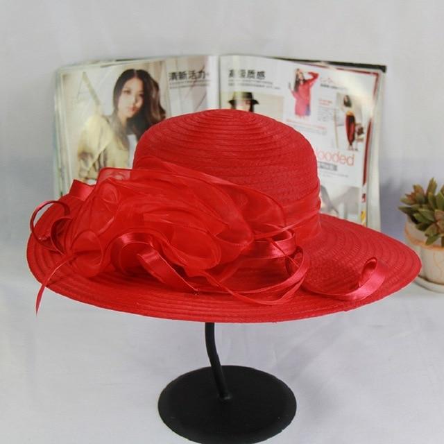 Floral Derby hat