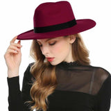 Fédora wool felt hat