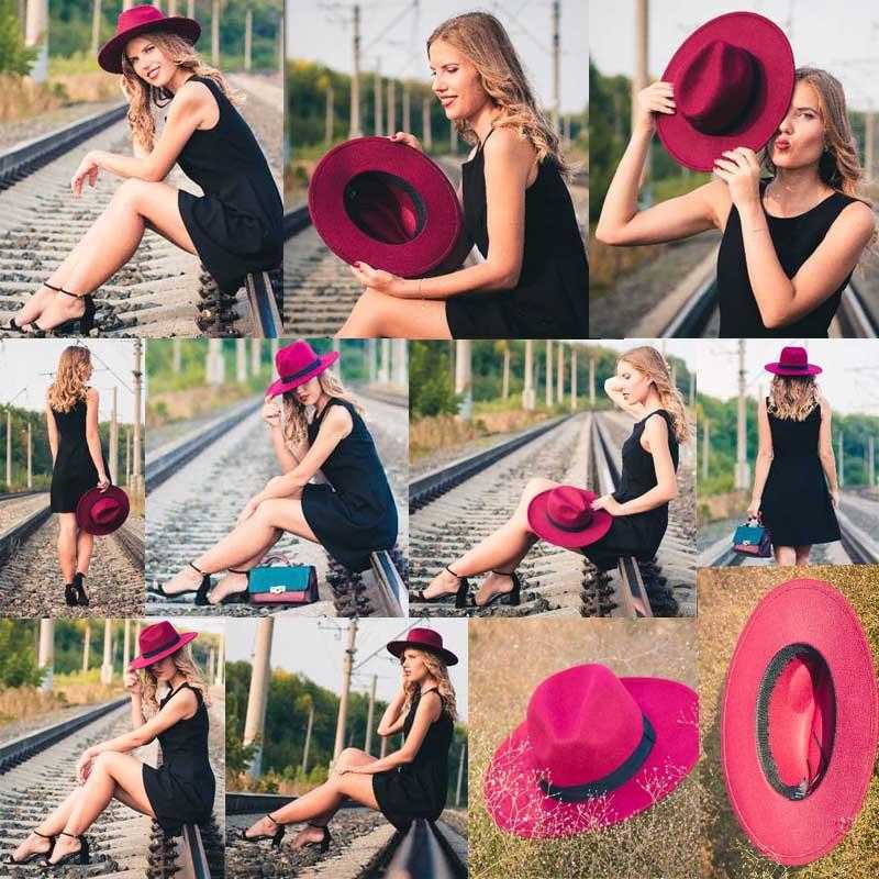 Fédora wool felt hat