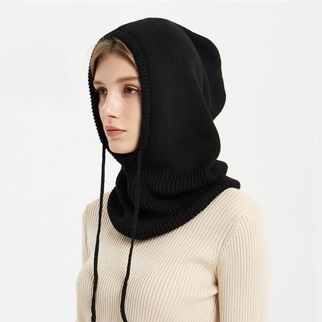 Cashmere scarf hat