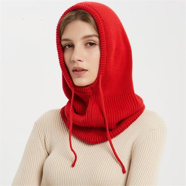 Cashmere scarf hat